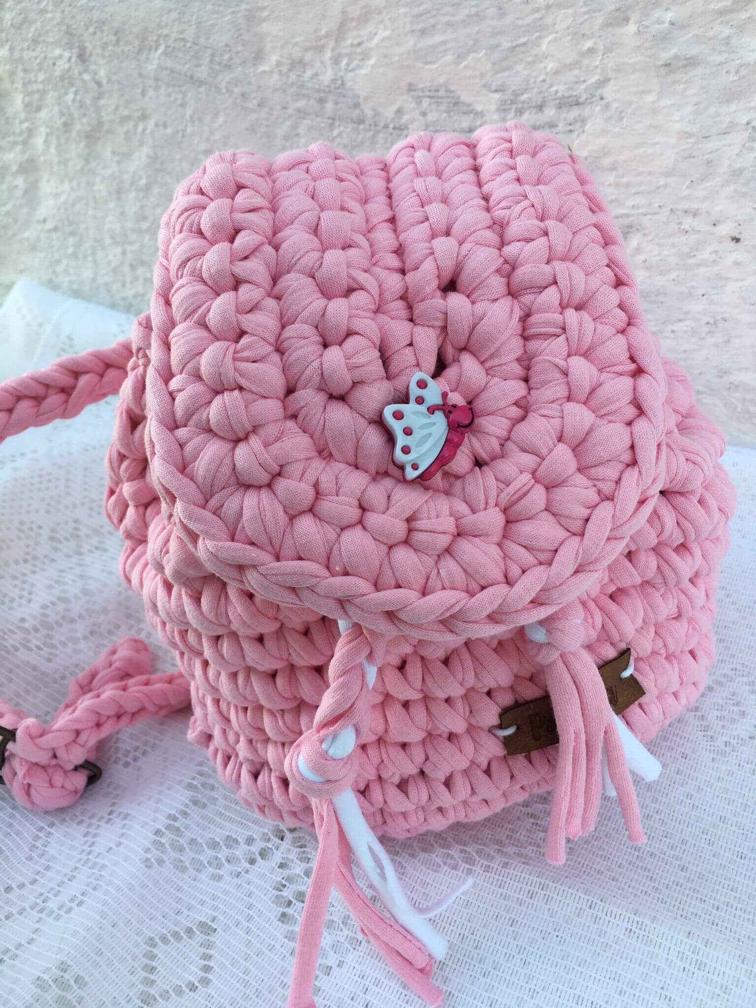 Mochilla tejida niña/o