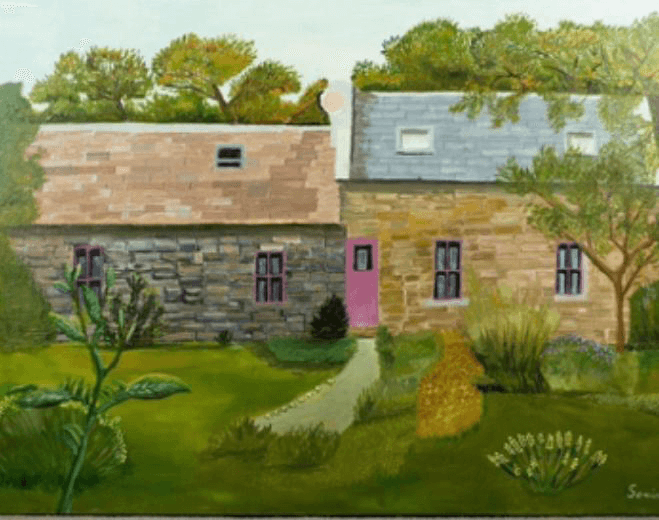 Cuadro "La Puerta Rosada"