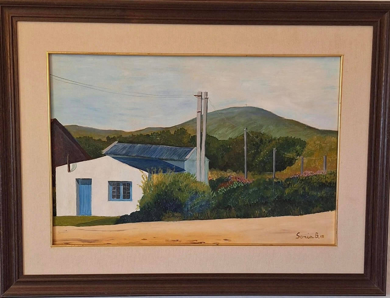 Cuadro: "Al pie de Cerro del Toro -Piriápolis"